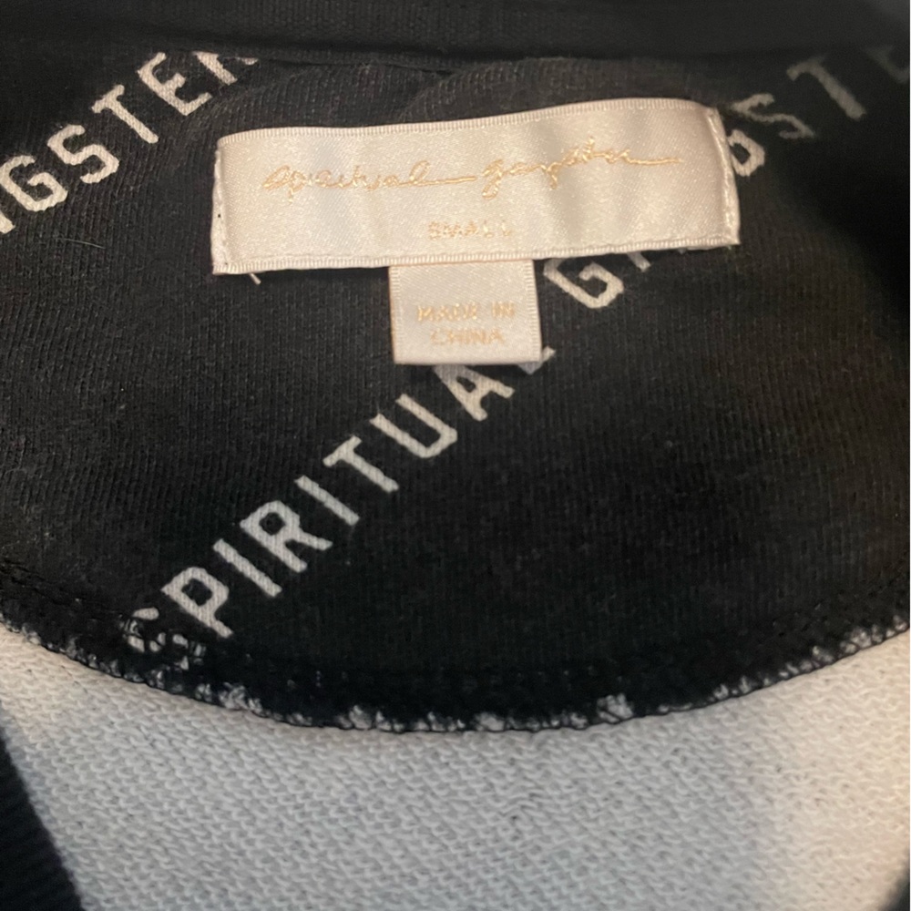 Spiritual Gangster Black and White Logo Crew Neck Sweatshirt Sz S - Picture 5 of 6